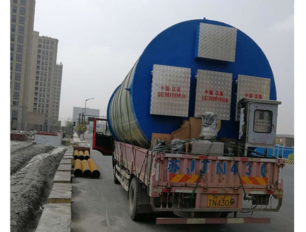 杭州义蓬一体化污水提升泵站发货